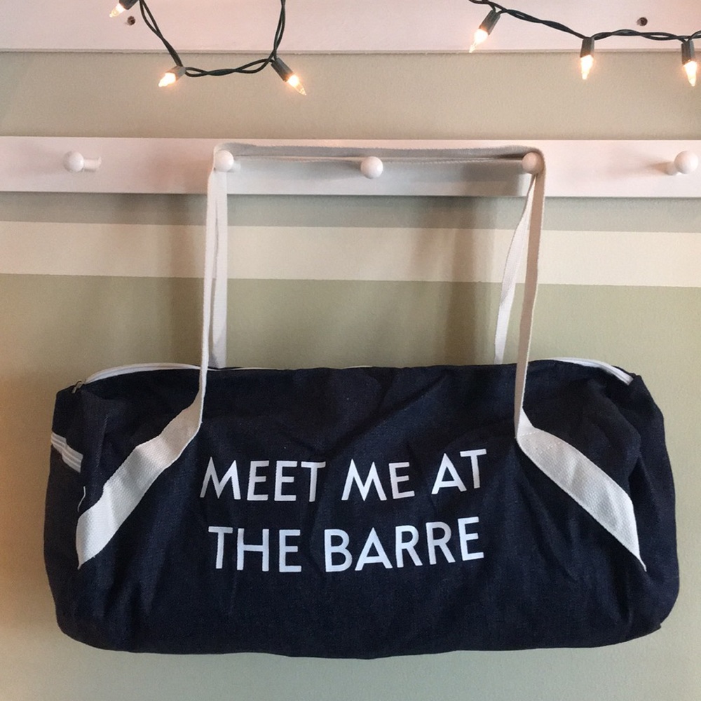 Meet Me At The Barre - Fabfitfun Gym Bag